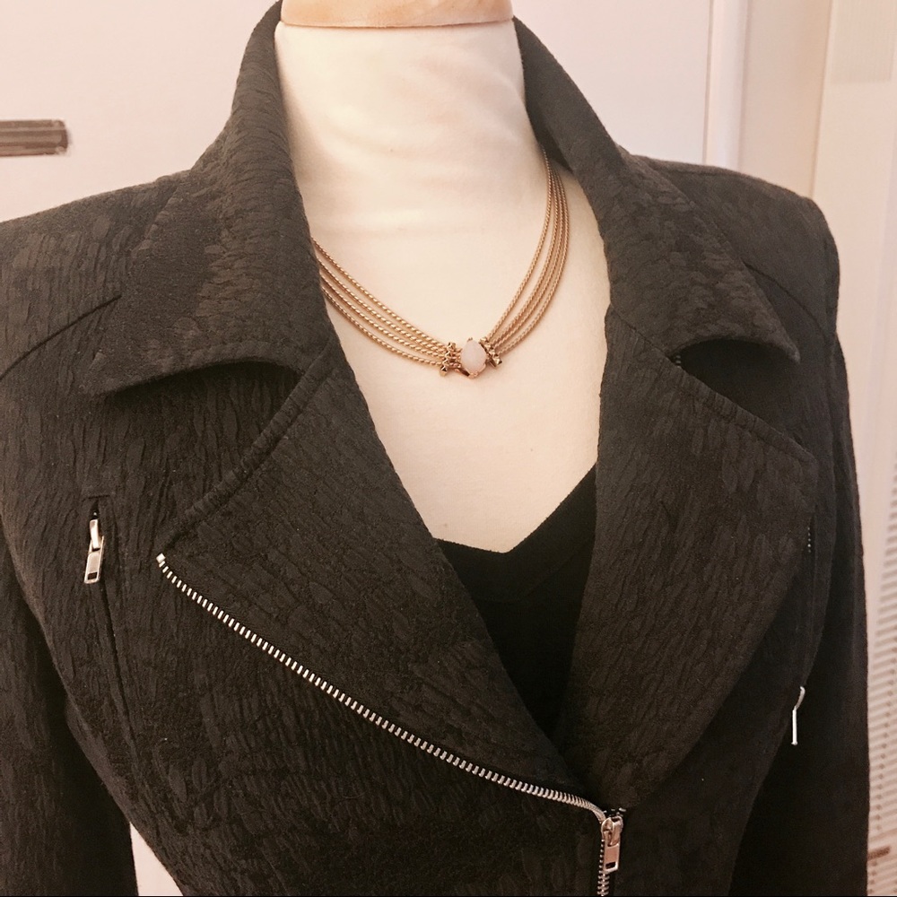 Cynthia Rowley Moto Jacket w/zip
